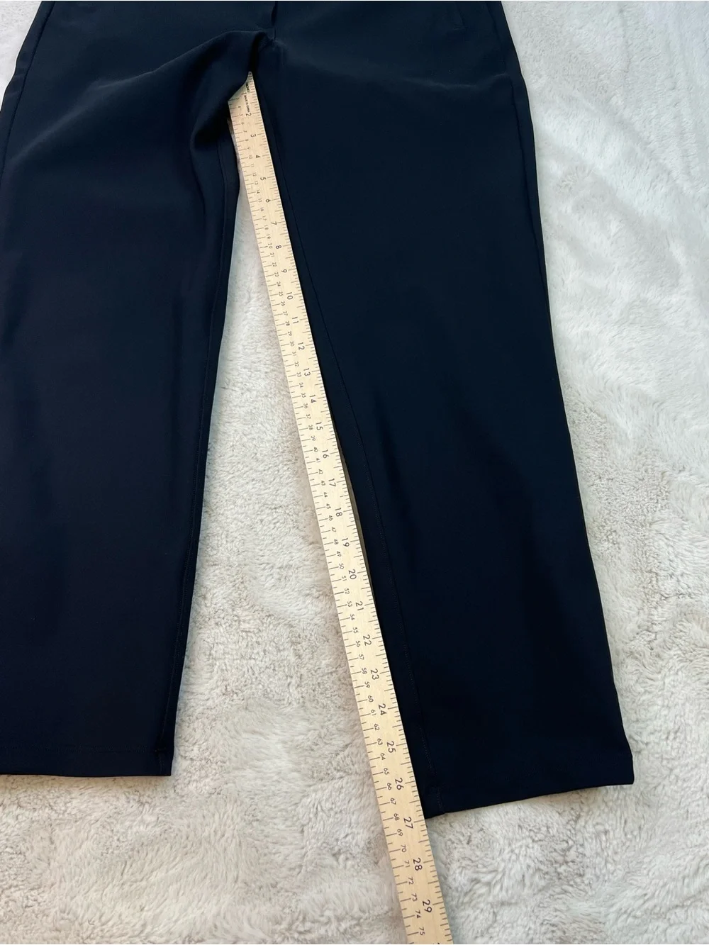 Lululemon On The Move Pant Black Size 8 Travel Friendly Zip Pockets Stretch EUC - Picture 14 of 15